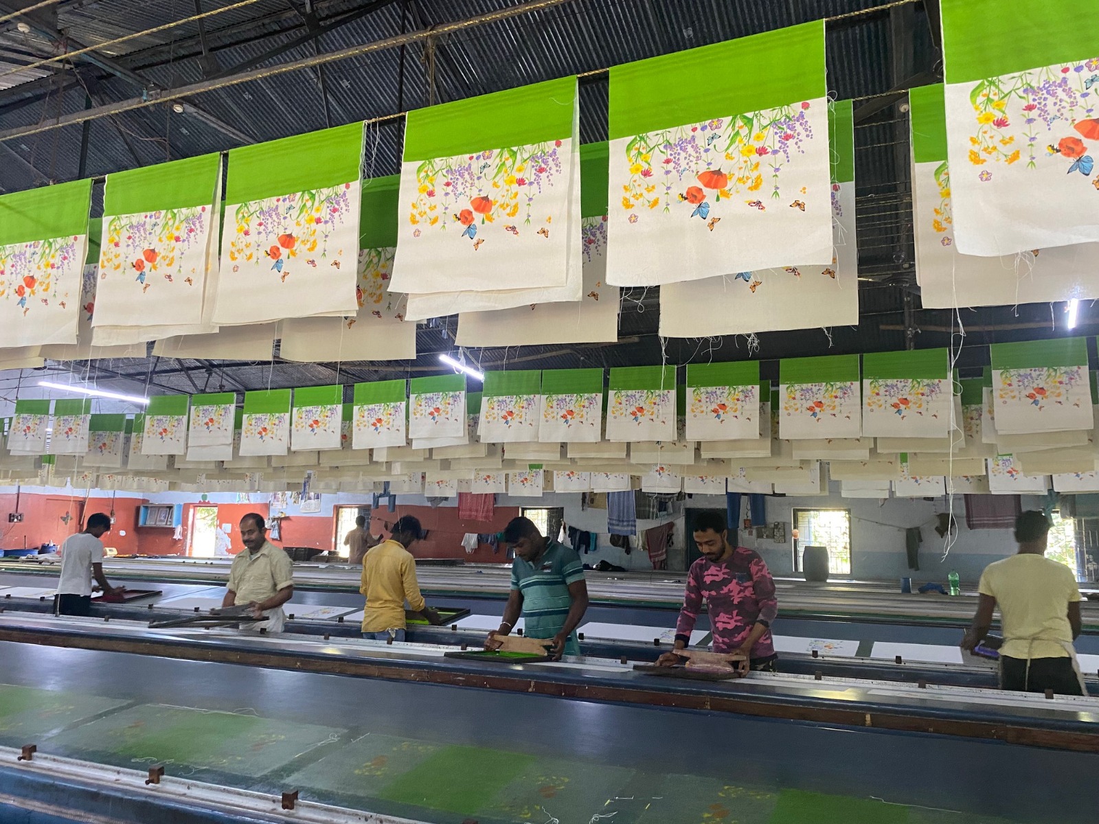 Inside our printing press